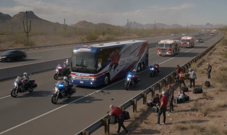 Arizona’da Milli Takım Konvoyunda Korkutan Kaza